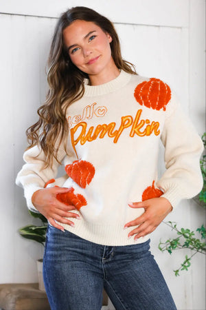 Hello Gourd-geous Pumkin Patch Pullover