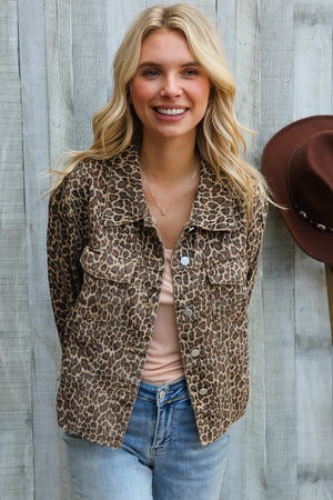 Spotted Being Stylish Leopard Jacket