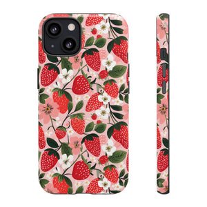 Strawberry Bloom Tough Phone Case