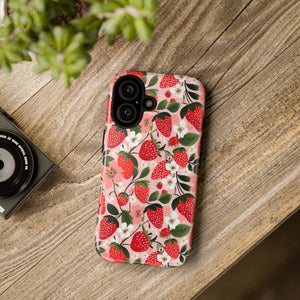Strawberry Bloom Tough Phone Case