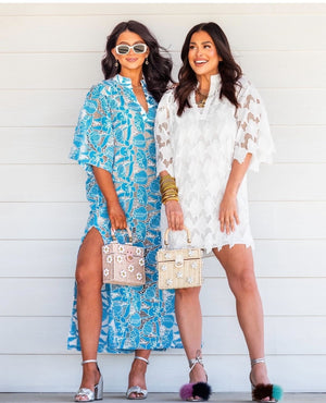 Lindsey Dress- Ocean Blue