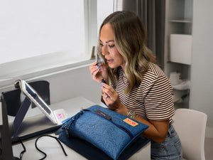 MJ Rechargeable LED Travel Mirror