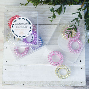 Medium Hair Coil Set in Shimmer Brights