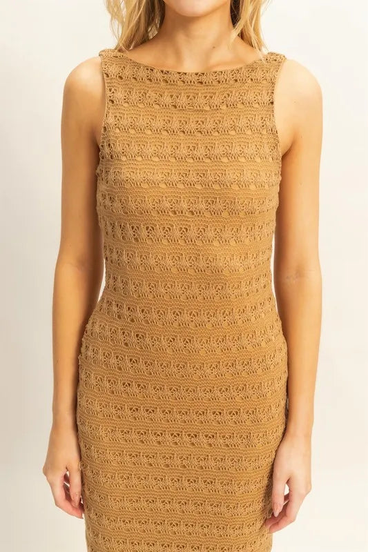 crochet open back maxi dress Crochet Pattern Long Dress With Open Back