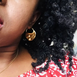 18K Gold Covered Stainless Steel  Earrings