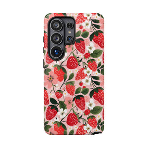 Strawberry Bloom Tough Phone Case