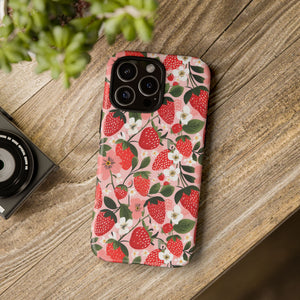 Strawberry Bloom Tough Phone Case