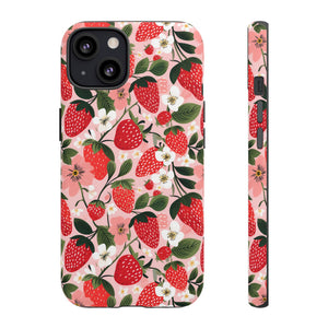 Strawberry Bloom Tough Phone Case