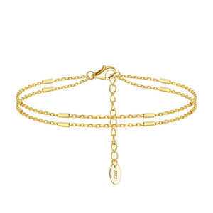 Minimal Double Chain Bracelet