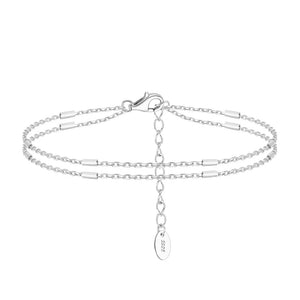 Minimal Double Chain Bracelet