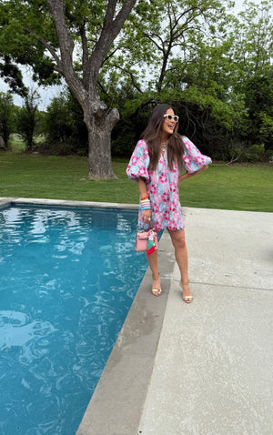 Deb Flower Power Mini Dress