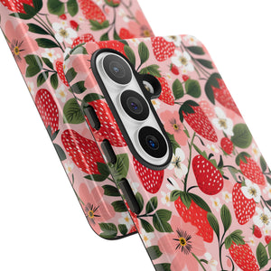 Strawberry Bloom Tough Phone Case