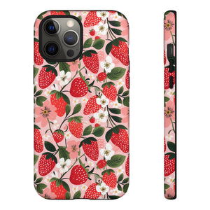 Strawberry Bloom Tough Phone Case