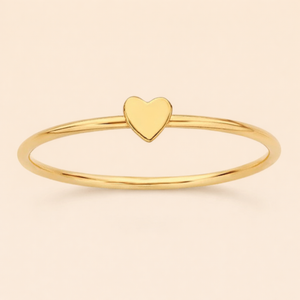 LOVE HEART STACKING RING