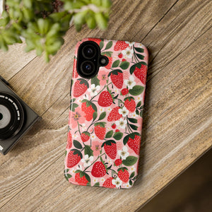 Strawberry Bloom Tough Phone Case