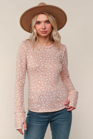 Blushing & Blooming Long Sleeve Tee