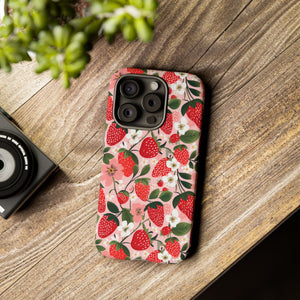 Strawberry Bloom Tough Phone Case