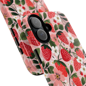 Strawberry Bloom Tough Phone Case
