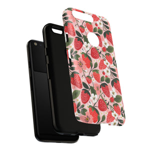 Strawberry Bloom Tough Phone Case