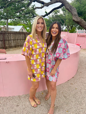 Deb Flower Power Mini Dress
