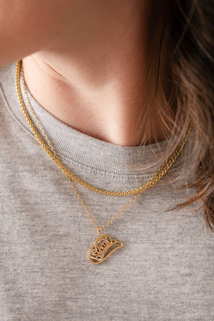 Wheat Chain Charm & Layering Necklace