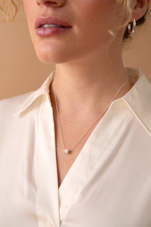 April Birthstone Precious Pendant Necklace