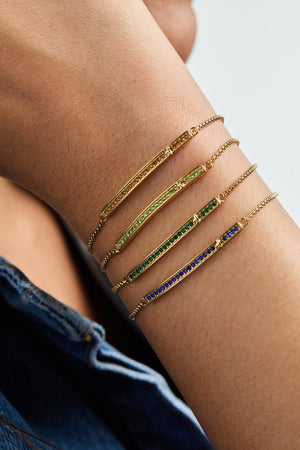 November Everyday Birthstone Pave Bolo Bracelet