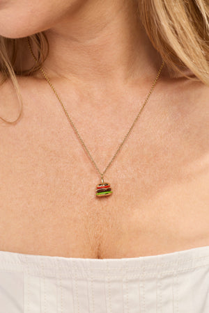 Hot Grill Summer 'Bun In A Million' Hamburger Pendant