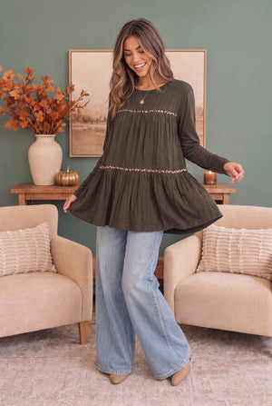 In the Details Tiered Babydoll Top