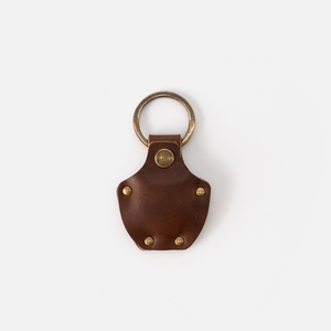 Full Grain Leather AirTag Case - Natural, Brown, Black