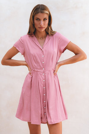 Agnes Shirt Dress - Fern