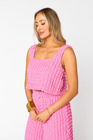 Meritt Two-Piece Set - Bubble Gum