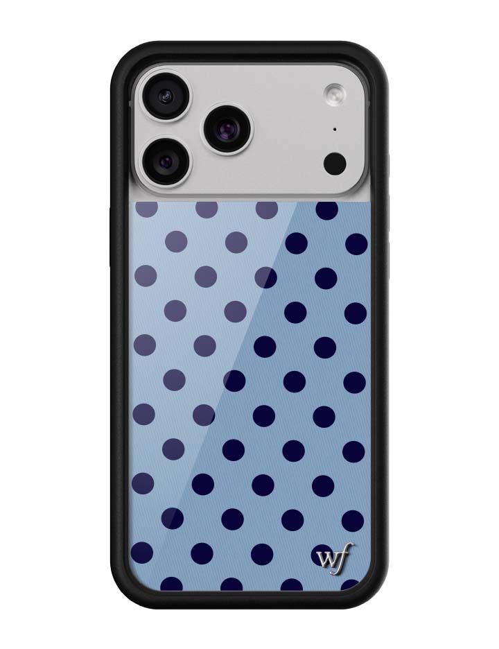 Polka Dot | Blue and Navy Blue iPhone Case