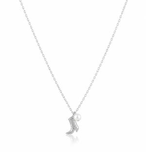 Boot N' Pearl Necklace