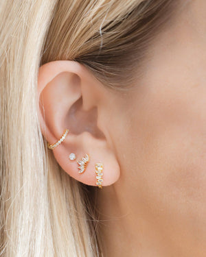 Crystal Ear Cuff Earring