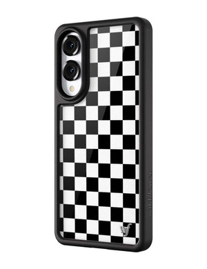 Checkers | Black Samsung Galaxy Case