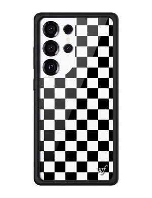Checkers | Black Samsung Galaxy Case