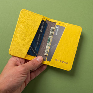 Compact Bifold with RFID Protection - Sunny Yellow