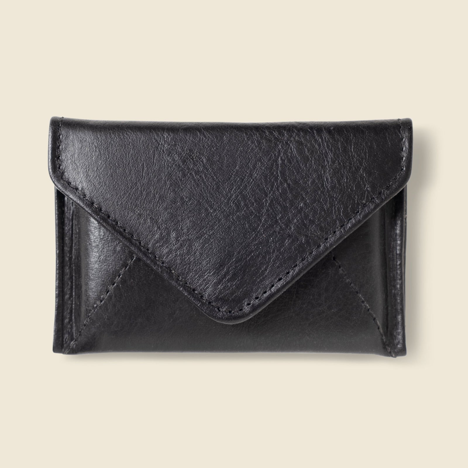 Mini Envelope Wallet with RFID Protection - Black