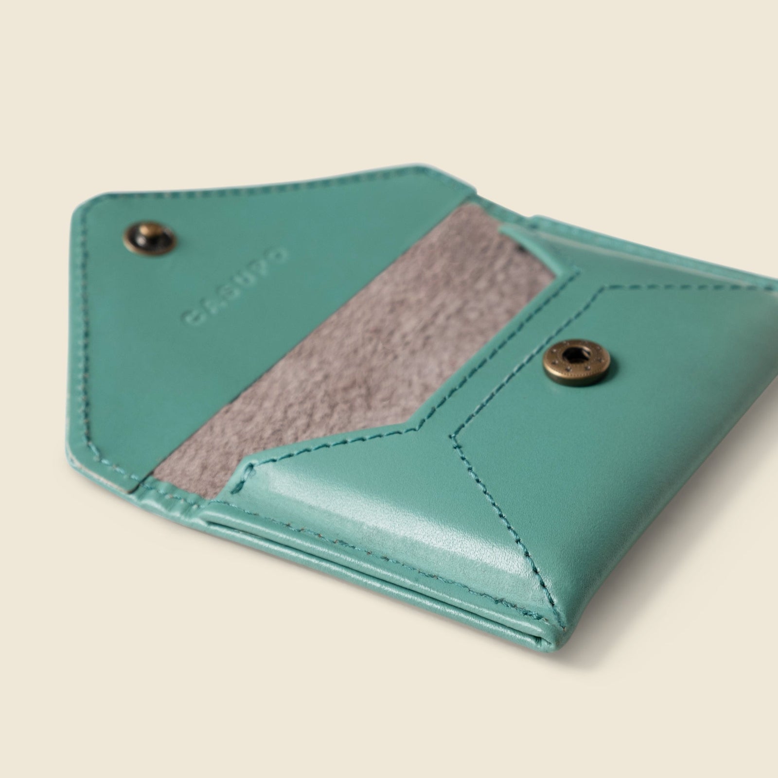 Mini Envelope Wallet With RFID protection - Teal