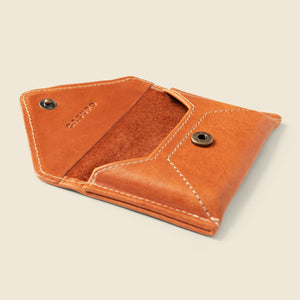 Mini Envelope Wallet with RFID Protection - Natural