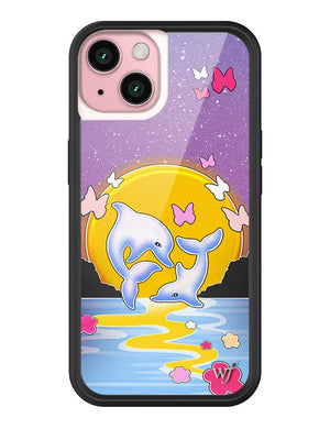 Dolphin Sunset iPhone Case