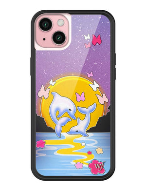 Dolphin Sunset iPhone Case