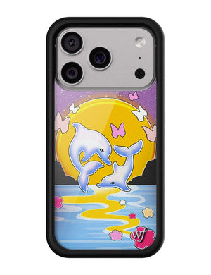 Dolphin Sunset iPhone Case