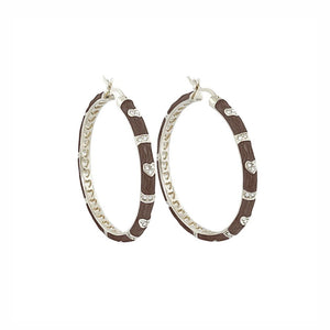 Pave Love Earrings