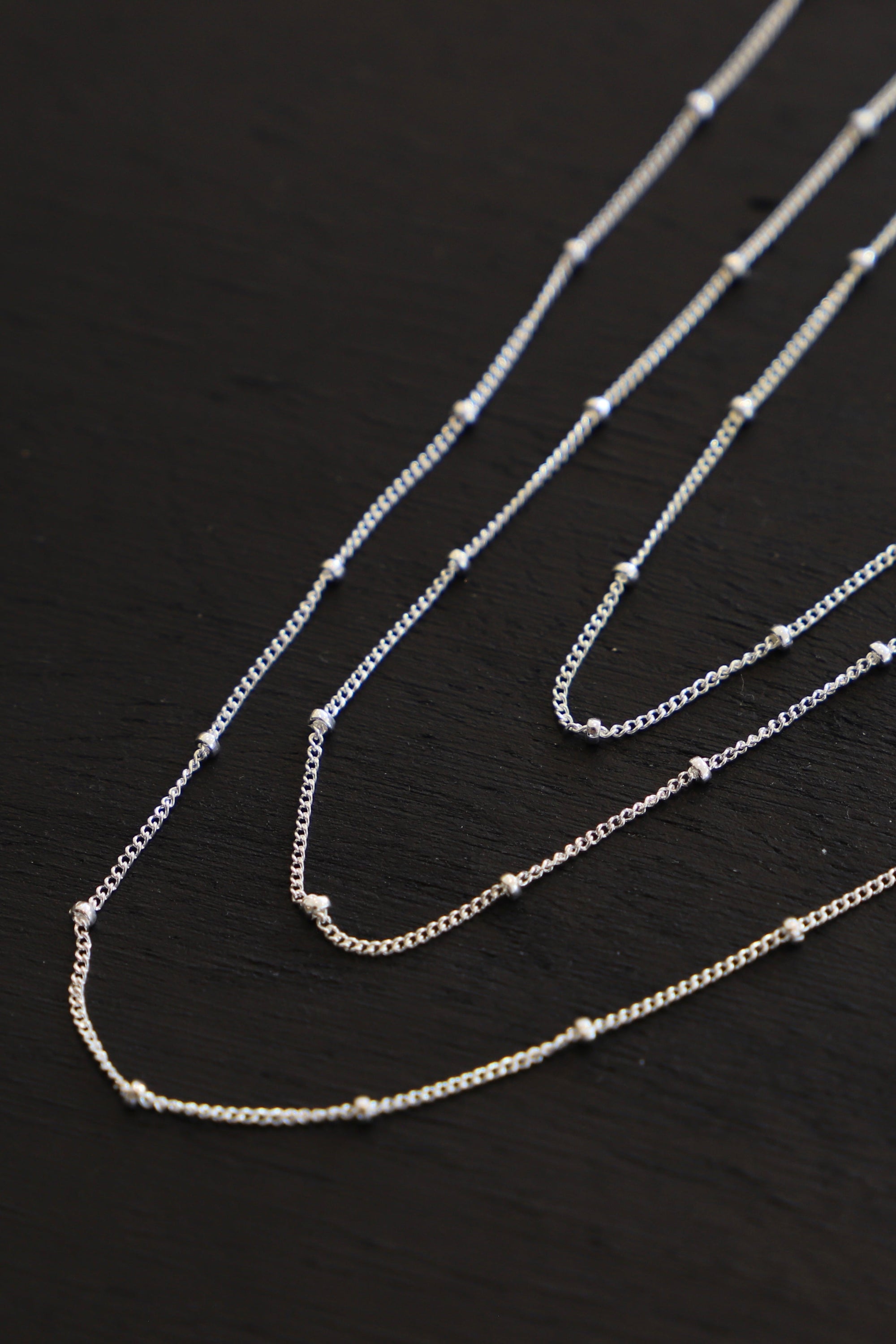 STERLING SILVER SATELLITE CABLE CHAIN