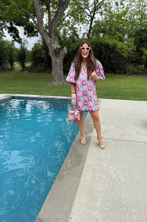 Deb Flower Power Mini Dress