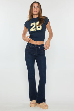 High Rise Bootcut Jeans