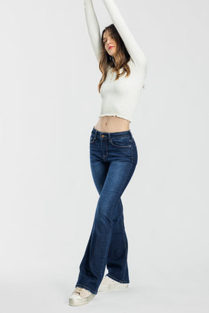 High Rise Bootcut Jeans