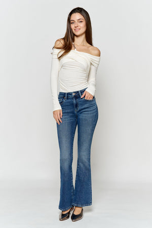 High Rise Bootcut Jeans